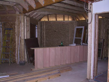 Past & future kitchen area