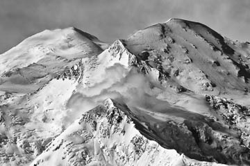 Black and White Denali, Alaska