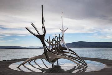Viking Boat Sculpture, Reykjavik, Iceland