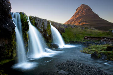 Falls on the north side of the Snæfellsnes Peninsula, a bit west of Grundarfjörður, Iceland