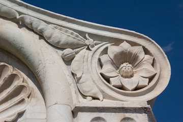 A detail at the top of Brunelleschi's dome