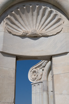 A detail at the top of Brunelleschi's dome