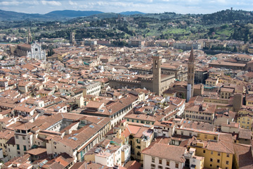 View from Brunelleschi's dome, looking south