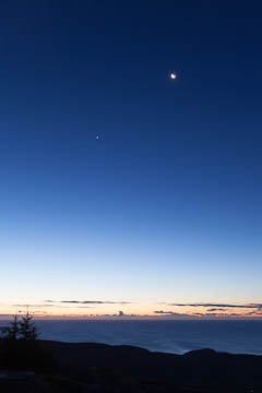 Pre-sunrise from Cadillac Mountain, Acadia National Park, Maine