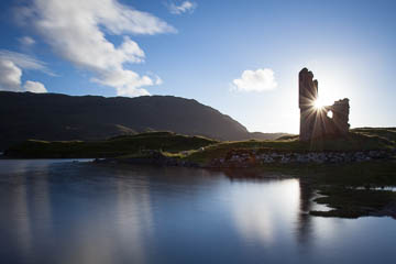 Ardvreck Castle ruins, Loch Ardvreck, Scotland